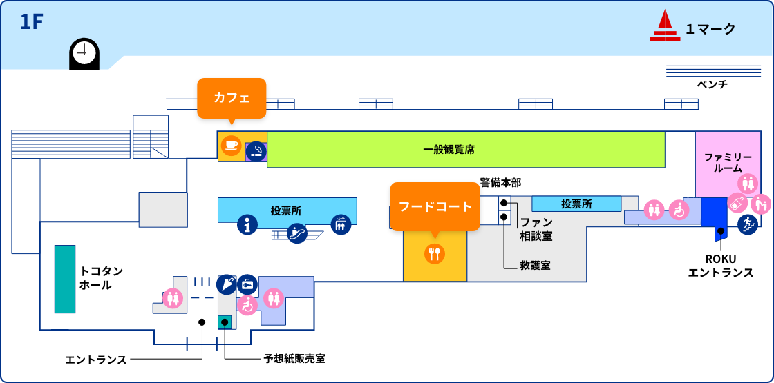 1Fフロアマップ